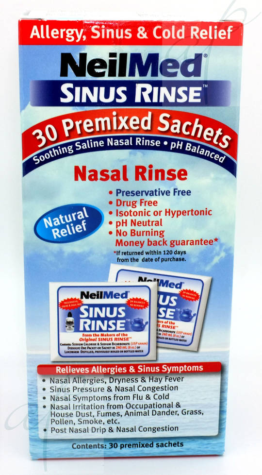 Neilmed Sinus Rinse Nasal Wash Premixed Sachets
